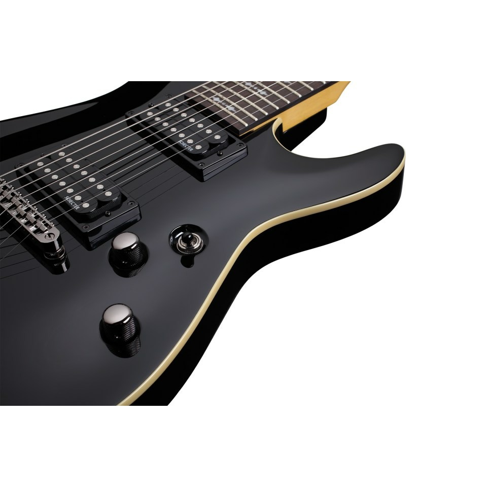 Schecter OMEN-7 BLK электрогитара, 7 струн, материал корпуса - липа ...