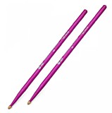HUN 10101003024 Fluorescent Series 5A PURPLE Барабанные палочки, фиолетовые, орех гикори