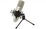Tascam TM-80 Конденсаторный микрофон, 20Гц-20кГц, Max SPL : 136dB (at 1kHz=1% THD), ч-сть -38dB +/-2