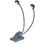 NORDFOLK ML04  двойная подсветка для нот, LED, гибкая шея, батарейки