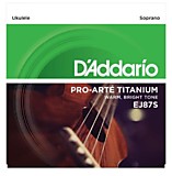 D`ADDARIO EJ87S Комплект струн для укулеле сопрано из титанового материала