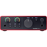 FOCUSRITE Scarlett Solo 4th Gen аудиоинтерфейс USB, 2 входа/2 выхода