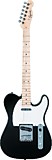 Fender SQUIER AFFINITY TELECASTER MN BLACK электрогитара, цвет черный, гриф - клен Fender SQUIER AFFINITY TELECASTER MN BLACK электрогитара, цвет черный, гриф - клен