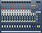 Soundcraft EPM12 микшерный пульт. 12 моно +2 стерео., микрофонные предусилители GB-30