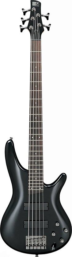 IBANEZ SR305 IRON PEWTER 5-струнная бас-гитара, цвет черный, гриф клен SR5, лады medium, корпус агат