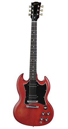 GIBSON SG SPECIAL FADED WORN CHERRY CH Электрогитара, цвет 'вытертый' темно-вишневый, хромированная