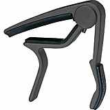 Dunlop 84FB Trigger Каподастр для акустической гитары, черный, для плоского грифа