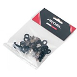 Proel KIT12 - комплект крепежа для рэка (12шт), винт М6х10мм, гайка М6, нейлоновая шайба