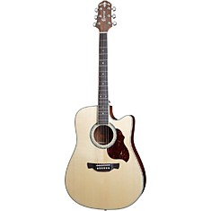 CRAFTER DE-8/NC + Чехол - электроакустическая гитара Дредноут, верхняя дека - массив ели Энгельмана