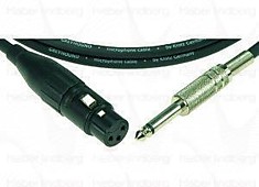 KLOTZ GRHXP050 GREYHOUND готовый микрофонный кабель, разъемы Amphenol XLR female - Jack mono 5м
