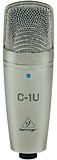 Behringer C-1U - конденсаторный микрофон со встроенным USB аудиоинтерфейсом