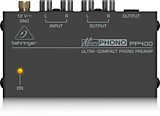 Behringer PP400 - Microphono Предусилитель-корректор для проигрывателей виниловых дисков (Phono) Behringer PP400 - Microphono Предусилитель-корректор для проигрывателей виниловых дисков (Phono)