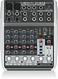 Behringer QX602MP3 микшерный пульт,6 каналов, 2 микрофонных предусилителя XENYX, USB МР3 плеер