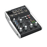 Behringer XENYX 502S микшерный пульт, 5 каналов: входы: микрофонный (XLR), линейные (2x1/4" TRS)