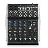 Behringer XENYX 802S микшерный пульт, 8 каналов: микрофонные (2xXLR), линейные (6x1/4" TRS)