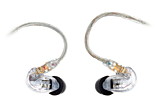 Shure SE215-CL-EFS наушники внутриканальные (наушники вставные) с одним динамическим драйвером, Clea